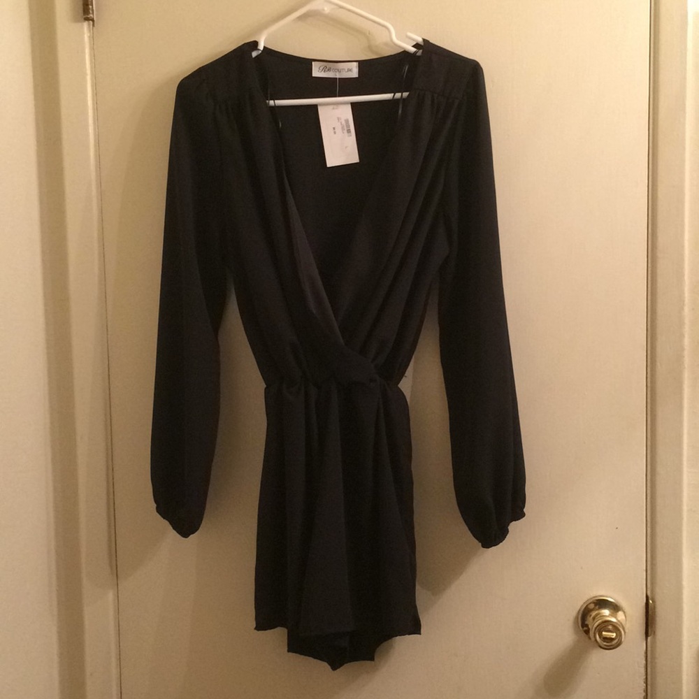 R B Couture Romper Large